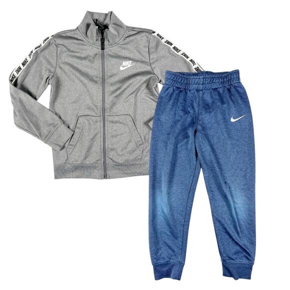Nike Athletic Zip Up and  Jogger Pants Bundle size 7 - Picture 1 of 15